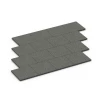 Typische Verlegung oder Einbausituation für den Artikel 6422 von WARCO - Loseta amortiguadora – 120 cm, Farbton Granito gris oscuro in der Abmessung 50 x 50 x 4 cm.
