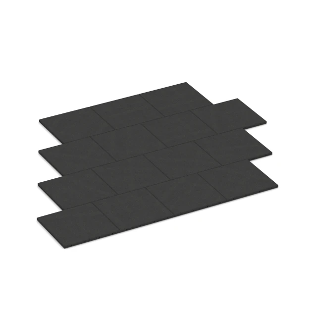 Typische Verlegung oder Einbausituation für den Artikel 6127 von WARCO - Loseta amortiguadora 95 cm, Farbton Antracita in der Abmessung 50 x 50 x 3 cm | 0,25 m².