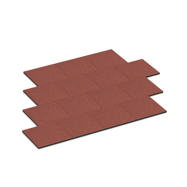 Typische Verlegung oder Einbausituation für den Artikel 6288 von WARCO - Baldosas amortiguadoras, Farbton Rojo tomate in der Abmessung 50 x 50 x 3 cm | 0,25 m².