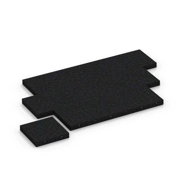Typische Verlegung oder Einbausituation für den Artikel 6271 von WARCO - Baldosa amortiguadora – 230 cm, Farbton Antracita in der Abmessung 50 x 50 x 8 cm.