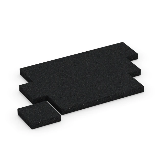 Typische Verlegung oder Einbausituation für den Artikel 6277 von WARCO - Baldosa amortiguadora – 300 cm, Farbton Antracita in der Abmessung 50 x 50 x 11 cm.