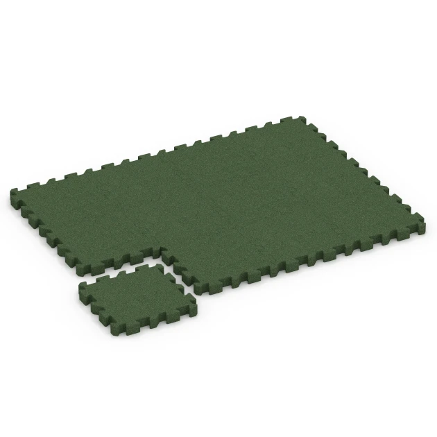 Typische Verlegung oder Einbausituation für den Artikel 6311 von WARCO - Loseta anticaída tipo puzzle, Farbton Verde hierba in der Abmessung 50 x 50 x 6 cm | 0,25 m².