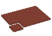 Loseta de caucho puzzle para parque infantil – 190 cm