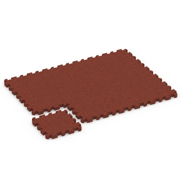 Typische Verlegung oder Einbausituation für den Artikel 6306 von WARCO - Loseta anticaída tipo puzzle, Farbton Rojo ladrillo in der Abmessung 50 x 50 x 5 cm | 0,25 m².