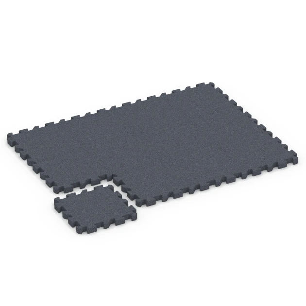 Typische Verlegung oder Einbausituation für den Artikel 6317 von WARCO - Loseta anticaída tipo puzzle, Farbton Gris pizarra in der Abmessung 50 x 50 x 5 cm | 0,25 m².