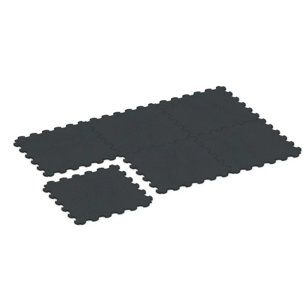 Typische Verlegung oder Einbausituation für den Artikel 6377 von WARCO - Esterilla Protectora Fitness, Farbton Antracita in der Abmessung 102,5 x 102,5 x 2 cm | 1,05 m².