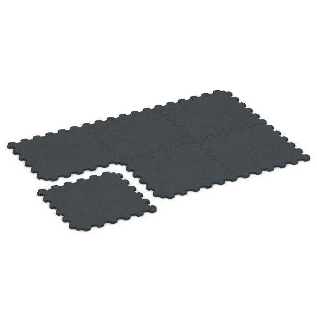 Typische Verlegung oder Einbausituation für den Artikel 6322 von WARCO - Esterilla Protectora Fitness, Farbton Antracita in der Abmessung 102,5 x 102,5 x 3 cm | 1,05 m².