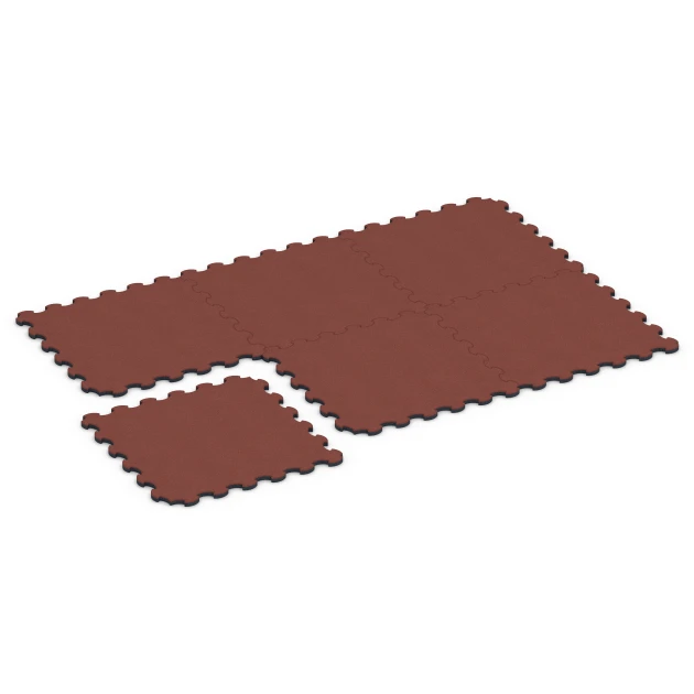 Typische Verlegung oder Einbausituation für den Artikel 6392 von WARCO - , Farbton Rojo ladrillo in der Abmessung 102,5 x 102,5 x 3 cm | 1,05 m².