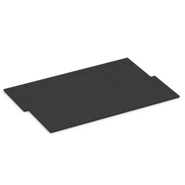Typische Verlegung oder Einbausituation für den Artikel 6387 von WARCO - Loseta de caucho para cuadras Lujo, Farbton Antracita in der Abmessung 100 x 100 x 4,5 cm | 1,00 m².