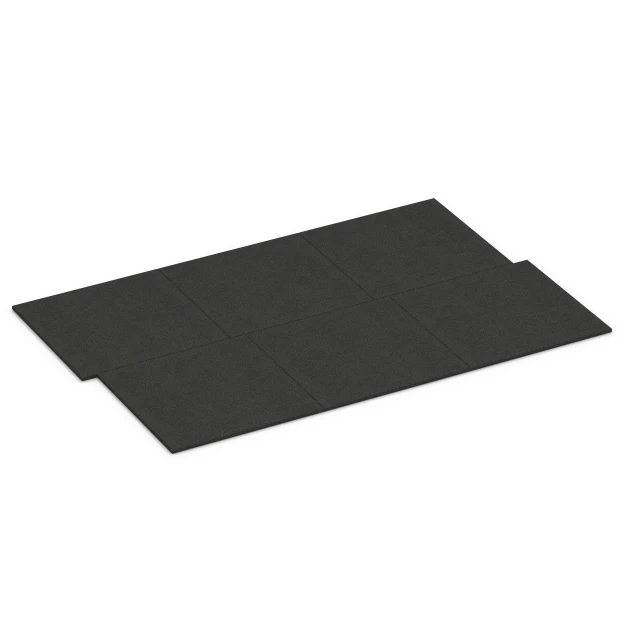 Typische Verlegung oder Einbausituation für den Artikel 6379 von WARCO - Loseta de caucho para cuadras, Farbton Antracita in der Abmessung 100 x 100 x 3 cm | 1,00 m².