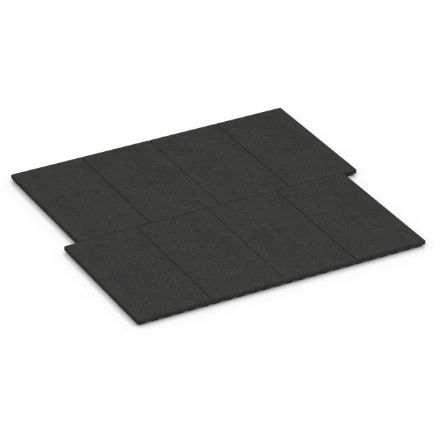 Typische Verlegung oder Einbausituation für den Artikel 6389 von WARCO - Loseta de caucho para cuadras Lujo, Farbton Antracita in der Abmessung 100 x 50 x 4,5 cm | 0,50 m².
