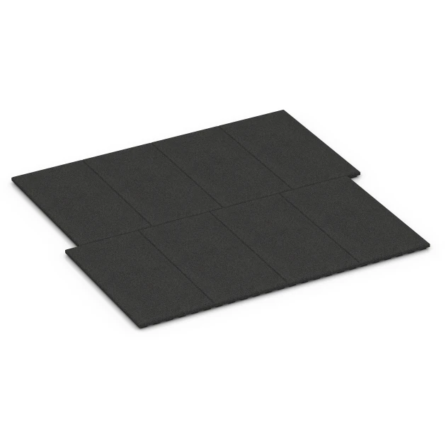 Typische Verlegung oder Einbausituation für den Artikel 6385 von WARCO - Loseta de caucho para cuadras Confort, Farbton Antracita in der Abmessung 100 x 50 x 4 cm | 0,50 m².