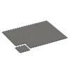 Typische Verlegung oder Einbausituation für den Artikel 6778 von WARCO - Esterilla de gimnasio, Farbton Granito gris oscuro in der Abmessung 44,6 x 44,6 x 1,8 cm.