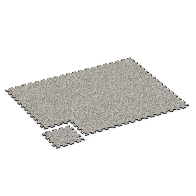 Typische Verlegung oder Einbausituation für den Artikel 6752 von WARCO - Loseta zona de juegos, Farbton Granito gris in der Abmessung 44,6 x 44,6 x 1,8 cm.