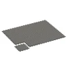 Typische Verlegung oder Einbausituation für den Artikel 6796 von WARCO - Pavimento agility canino, Farbton Granito gris oscuro in der Abmessung 44,6 x 44,6 x 1,8 cm.