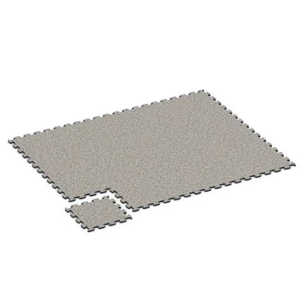 Typische Verlegung oder Einbausituation für den Artikel 6788 von WARCO - Baldosa de balcón, Farbton Granito gris in der Abmessung 44,6 x 44,6 x 1,8 cm.