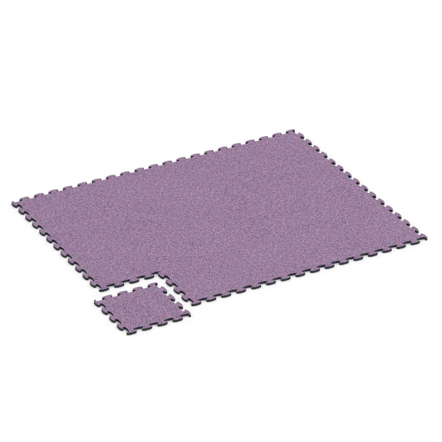 Typische Verlegung oder Einbausituation für den Artikel 6801 von WARCO - Pavimento agility canino, Farbton Lavanda in der Abmessung 44,6 x 44,6 x 1,8 cm.