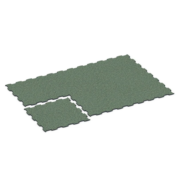 Typische Verlegung oder Einbausituation für den Artikel 6870 von WARCO - Suelo Fitness Max, Farbton Césped inglés in der Abmessung 97,1 x 97,1 × 1,8 cm.