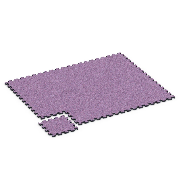 Typische Verlegung oder Einbausituation für den Artikel 6936 von WARCO - Loseta amortiguadora puzzle, Farbton Lavanda in der Abmessung 44,6 x 44,6 × 2,8 cm.