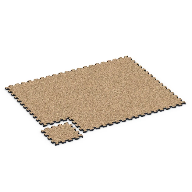 Typische Verlegung oder Einbausituation für den Artikel 6880 von WARCO - Suelo Fitness Max, Farbton Terracota in der Abmessung 44,6 x 44,6 × 2,8 cm.