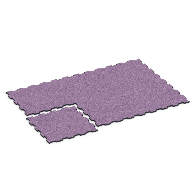 Typische Verlegung oder Einbausituation für den Artikel 6855 von WARCO - Fitness Active suelo, Farbton Lavanda in der Abmessung 97,1 x 97,1 x 2,8 cm.