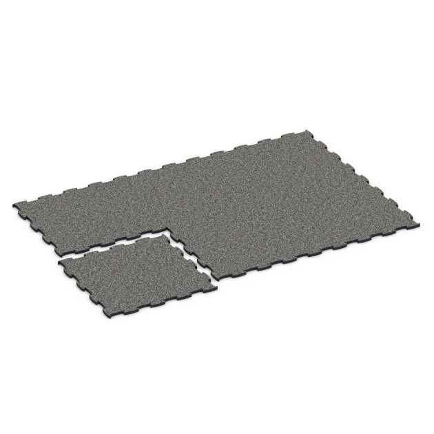 Typische Verlegung oder Einbausituation für den Artikel 6886 von WARCO - Suelo Fitness Max, Farbton Granito gris oscuro in der Abmessung 97,1 x 97,1 x 2,8 cm.