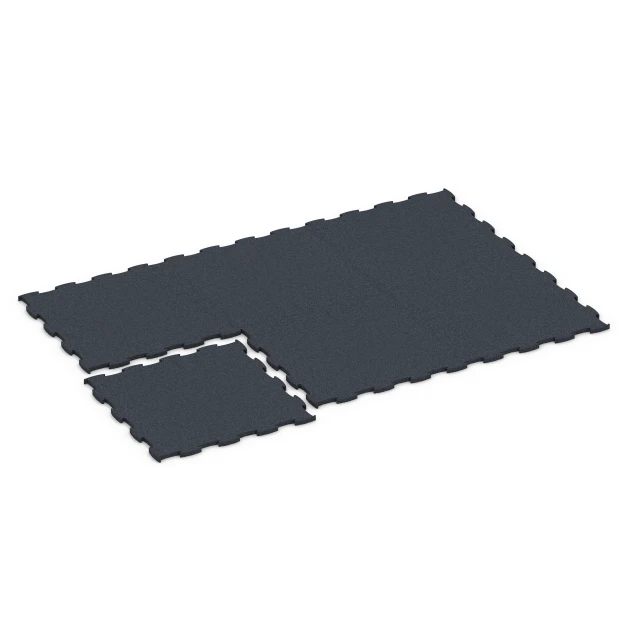 Typische Verlegung oder Einbausituation für den Artikel 6963 von WARCO - Fitness Premium suelo deportivo, Farbton Antracita in der Abmessung 99 x 99 x 2,8 cm.