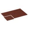 Typische Verlegung oder Einbausituation für den Artikel 7010 von WARCO - Rejilla amortiguadora césped, Farbton Rojo ladrillo in der Abmessung 100 x 100 x 4 cm.