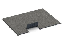 Suelo de gimnasio para exterior