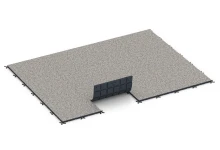 Suelo de gimnasio para exterior
