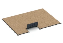 Suelo de gimnasio para exterior
