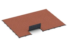 Suelo de gimnasio para exterior