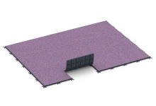 Suelo de gimnasio para exterior