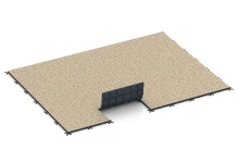 Suelo de gimnasio para exterior