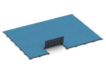 Suelo de gimnasio para exterior