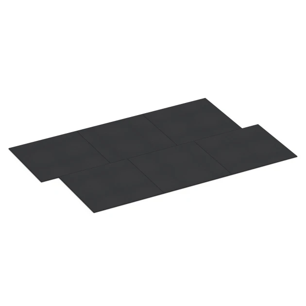 Typische Verlegung oder Einbausituation für den Artikel 7073 von WARCO - Fitness Performance Basic pavimento deportivo, Farbton Antracita in der Abmessung 100 x 100 x 1,5 cm | 1,00 m².