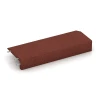 Foto der hinteren Seite vom unsymmetrischen WARCO-Formteil 2606: Borde de caucho en forma de L, Design Rojo ladrillo, Maße 100 × 40 cm | 5/15 cm.